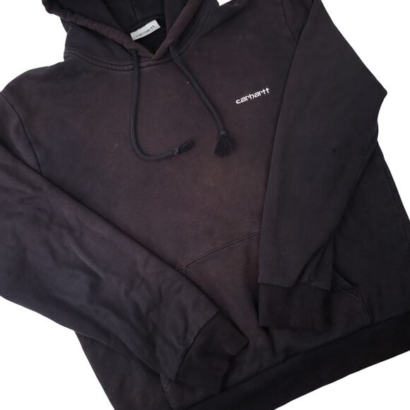 Distressed Carhartt WIP Work in Progress Hoodie - Picture 3 of 11